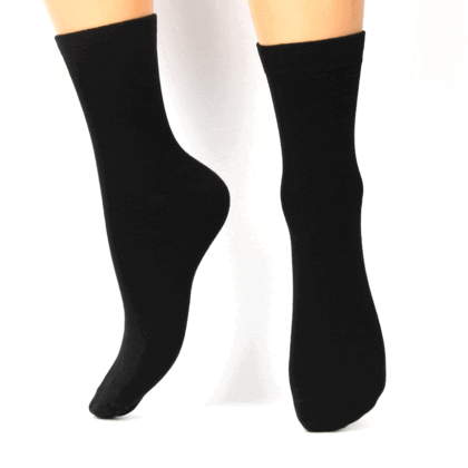 Ανδρικές Βαμβακερές Κάλτσες Μαύρες