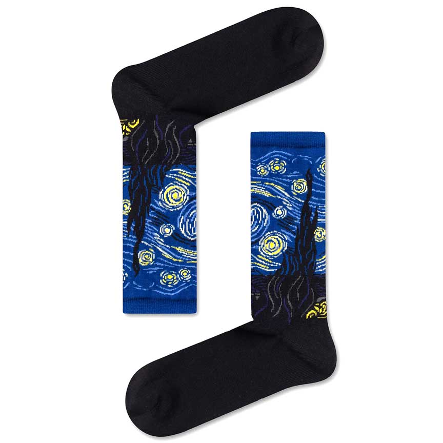 Κάλτσες με σχέδιο The Starry Night Χωρίς Ραφές