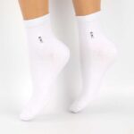 Κάλτσες Βαμβακερές με σχέδιο Λευκές