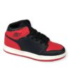 Sneakers μποτάκι Unisex μαύρο-κόκκινο