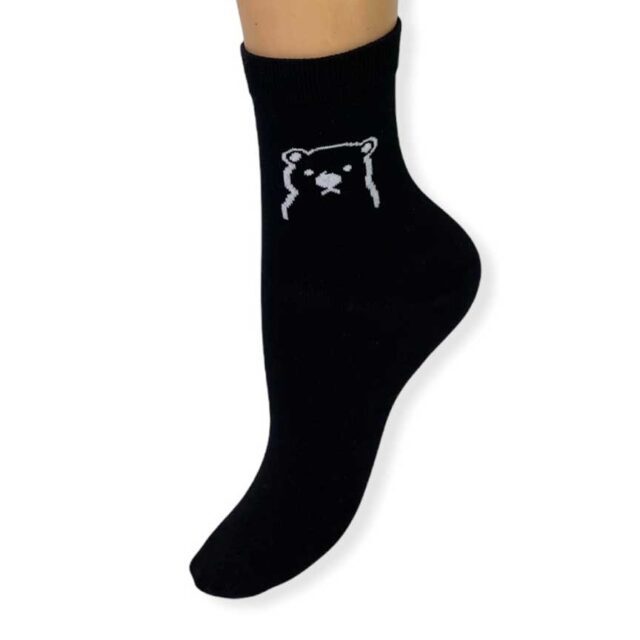 Unisex Κάλτσες με σχέδιο μαύρες