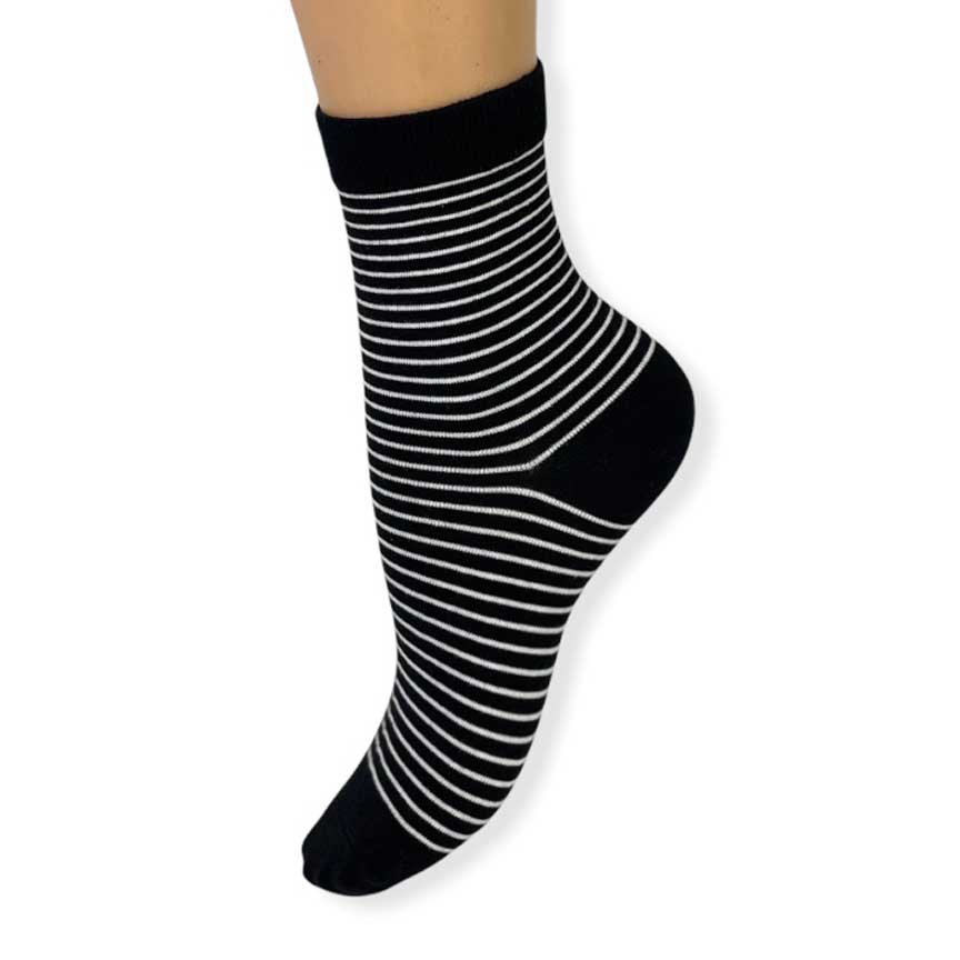 Unisex Κάλτσες με ρίγες μαύρες