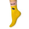 Κάλτσες με σχέδιο Oreo κίτρινες