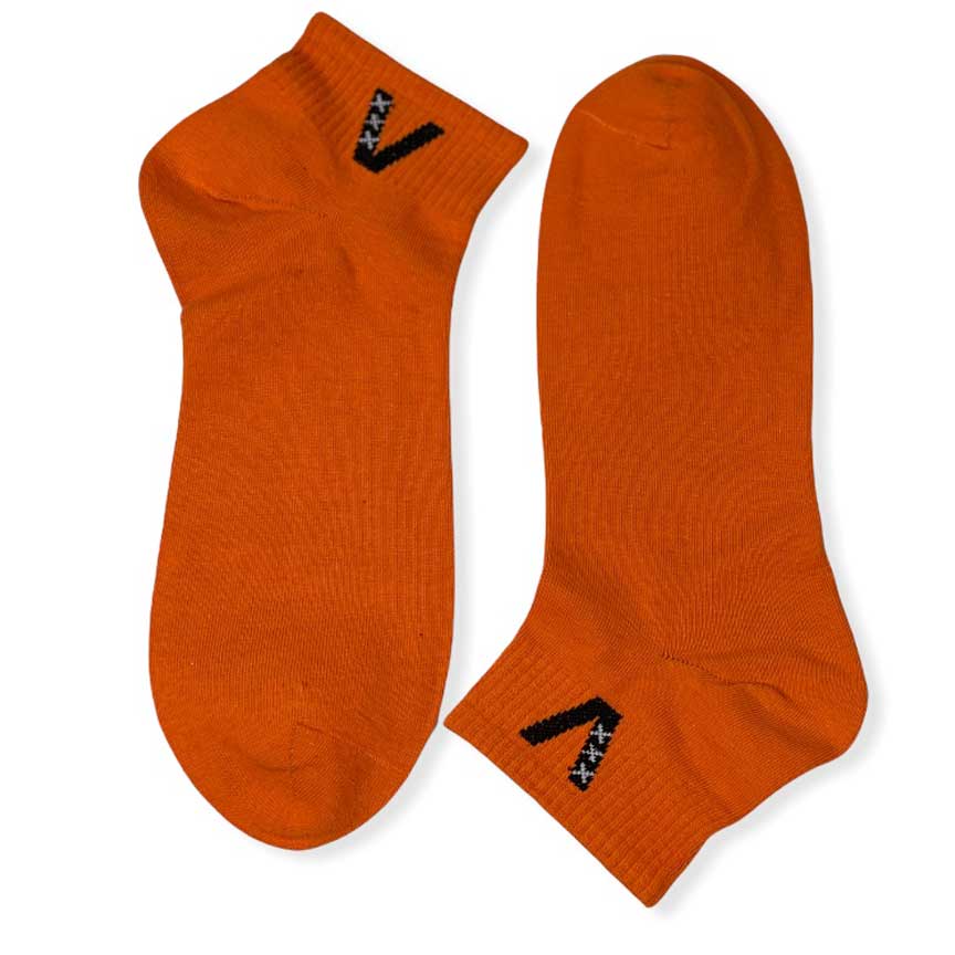 Κάλτσες Ημίκοντες Βαμβακερές Νο 41-46 Πορτοκαλί
