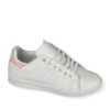 Sneakers Basic Γυναικεία Λευκό-Ρόζ.
