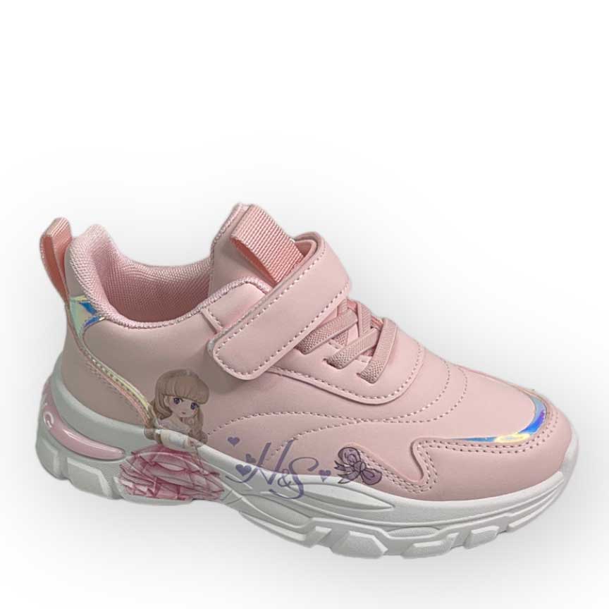 Παιδικά Sneakers με τυπωμένες φιγούρες Ρόζ