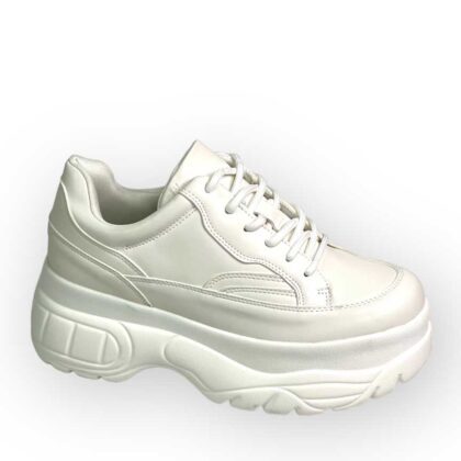 Λευκά Sneakers Γυναικεία Δίσολα